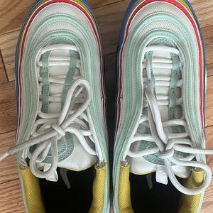 Nike Yellow and White Sneakers